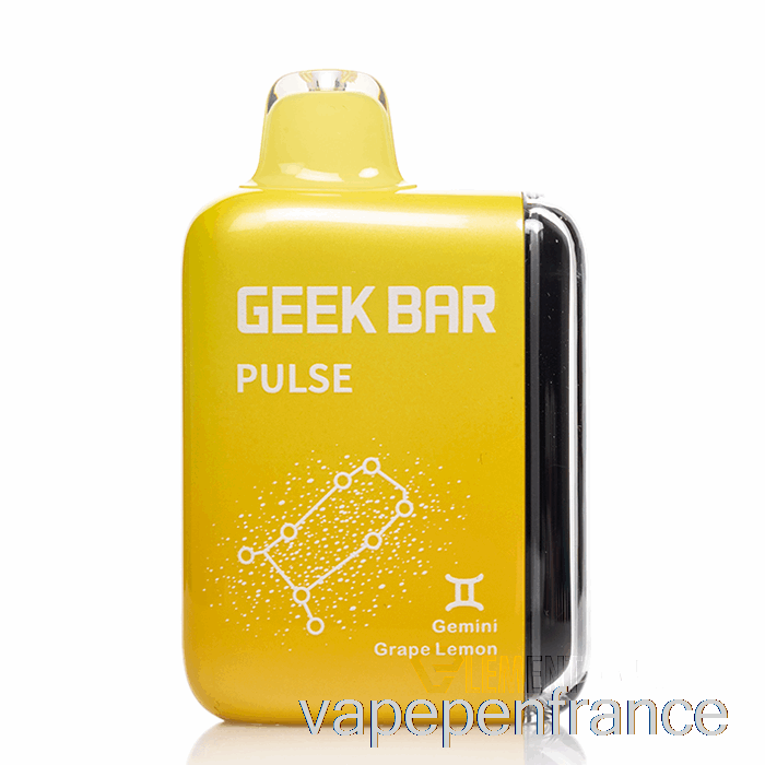 Geek Bar Pulse 15000 Stylo Jetable Vape Citron Raisin
